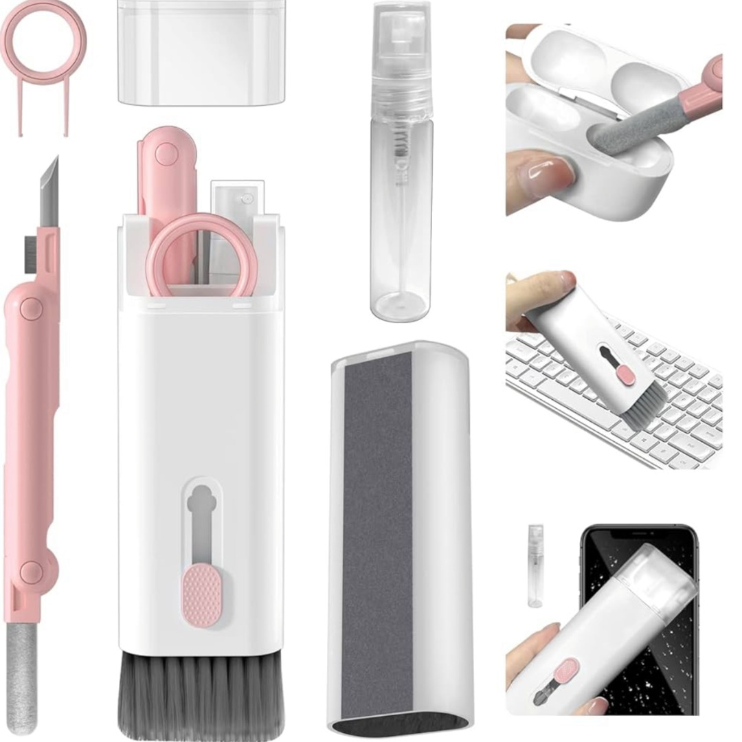 Kit de Limpieza 7 en 1 para Teclado, Auriculares y Dispositivos Electrónicos